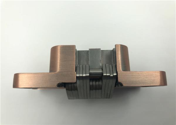 Antique Copper Concealed Piano Hinge , Outside Exterior Door Hinges