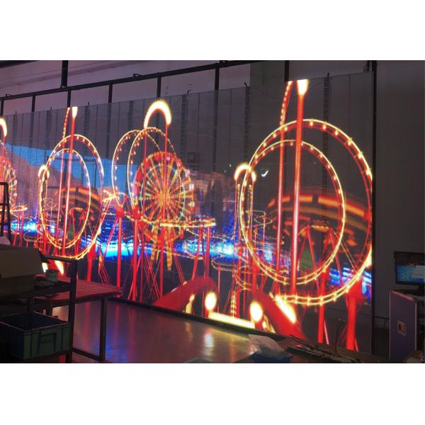 7000CD/Sqm Mesh Curtain Window Glass TV Led Panels Outdoor P10.4