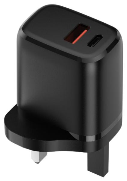 UK Charger 30W 35W GaN USB Charger 1 Port Type C Wall Charger Mobile Phone Fast Charging Charger