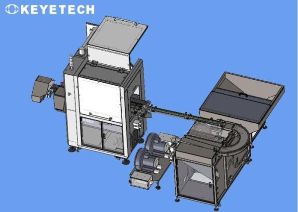 Medical Tube Cap Camera Visual Inspection Machine with AI Machine Vision