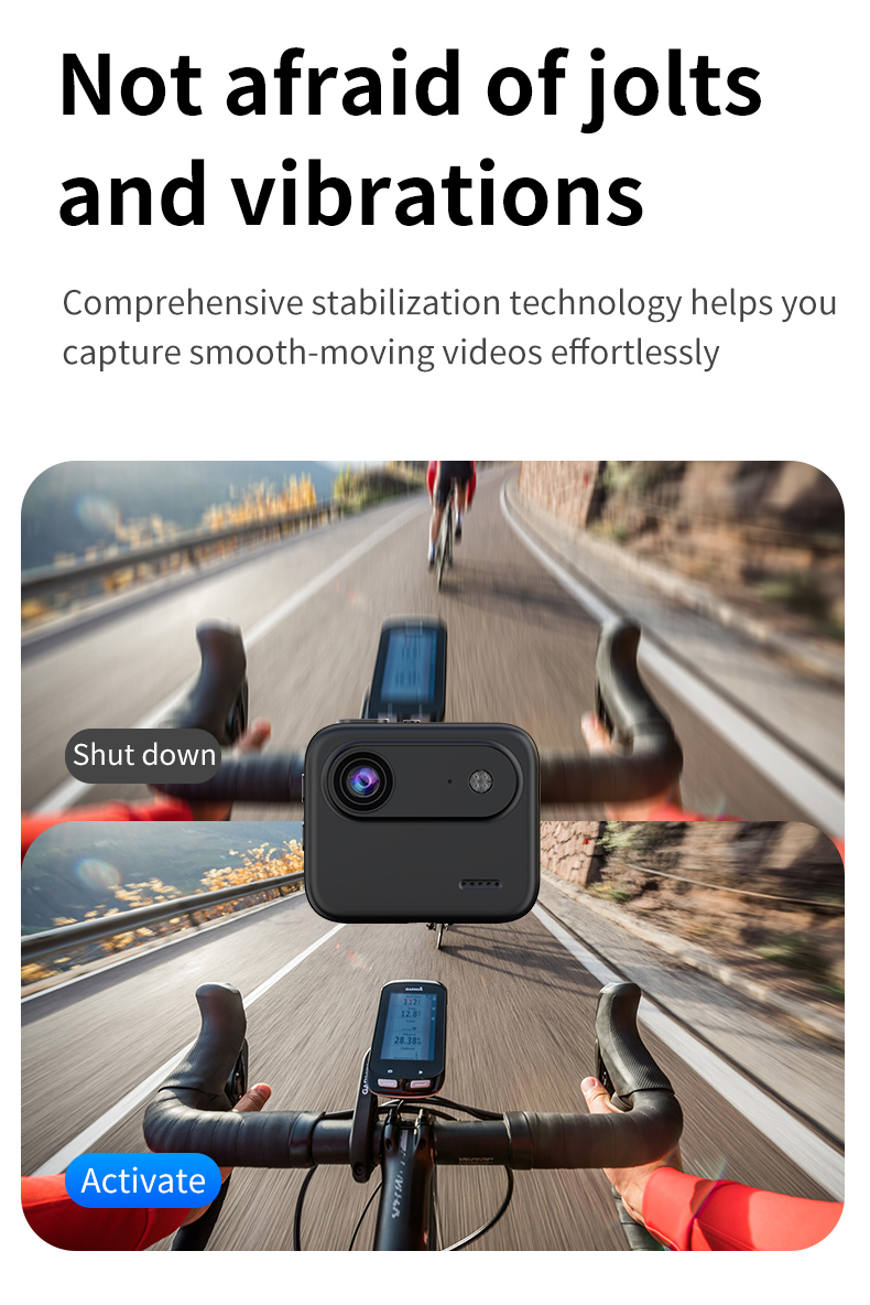 Hot Selling 1080P Vlog Action Camera Dual Screen 120 Wide Angle 128G Built-in Memory for Outdoor Diving Exclusive to USA