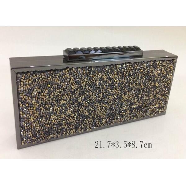 Two Side Mesh Rhinestone Evening Bags Bag Whole Colored For Female