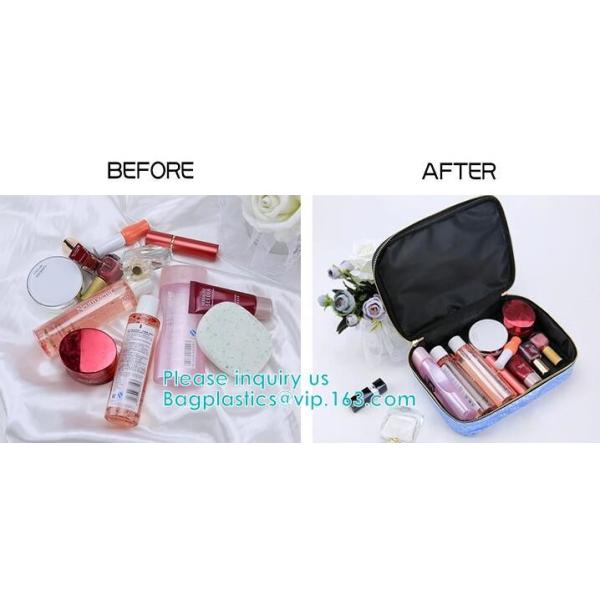 HANDBAG,PORTABLE WASH POUCH Promotional PVC/EVA cosmetic Bag with Handle,PVC Bedding Blanket Bag with Handle, makeup bag