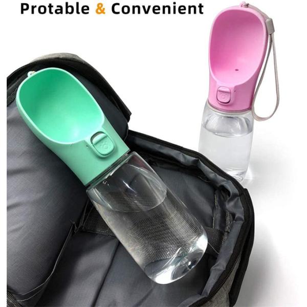 19oz Large Capacity Dogs Travel Water Bottle Leak Proof Portable With Hot Water