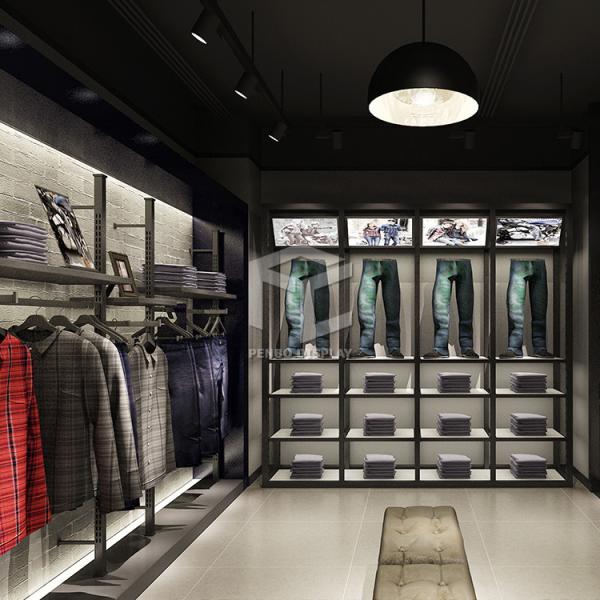 ODM Redecorate Folded Shirt Clothing Shop Display Furniture Morden Style