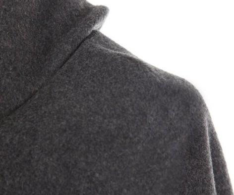 Prendas de vestir exteriores de lana sin mangas S-XL, capa del invierno de la capa encapuchada con el pelo del conejo