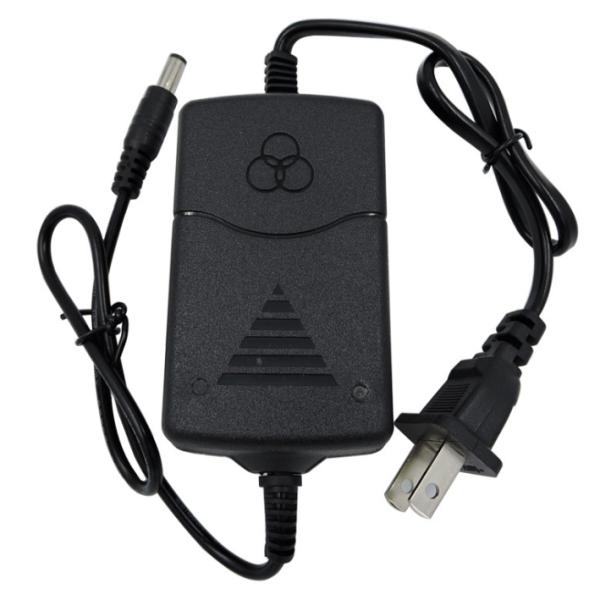 24w 100-240v AC 12v DC Double Wire Power Adapter with Coaxial Connector 5.5*2.1mm