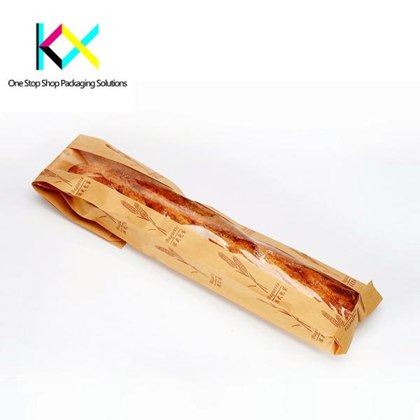 6 Colors 100um Eco Friendly Bakery Bags For Long French Baguette