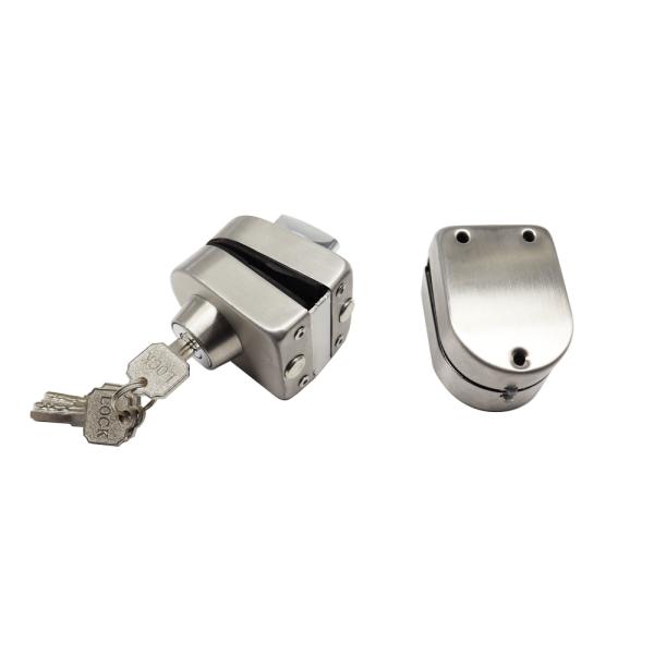 Glass door lock  Frameless glass door lock  Stainless steel glass door lock