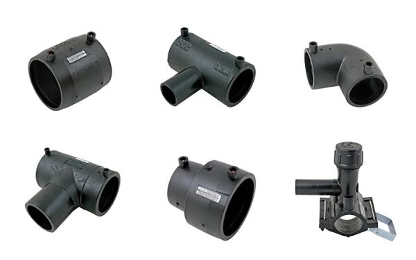 Straight PE Steel Transition Piece Pe Pipe Electrofusion Coupler Connector Hdpe Fittings