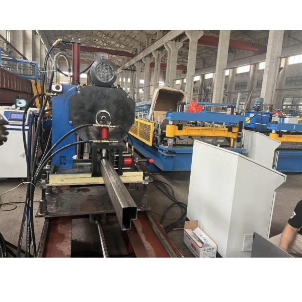 1.0-2.0mm Thickness Galvanized Steel Upright System Laser Welding Step Beam Roll Forming Machine