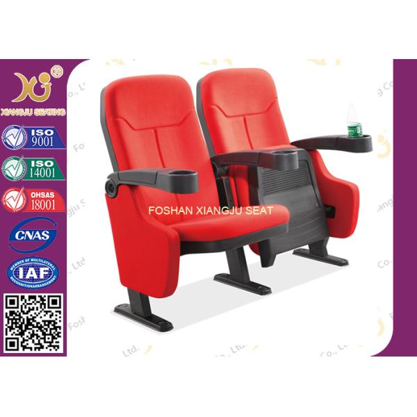 VIP Cover fabric folding theater seating / chair with cup holder XJ-6805