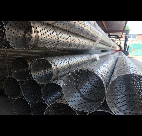 Cold Galvanized Generally Spiral Perforated Tube Easy To Transport And Handle