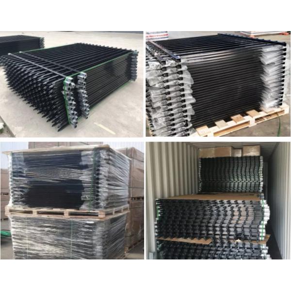 Покрытый Пвк зеленый стальной палисад ограждая бледность Европы 2.4мм для железной дороги