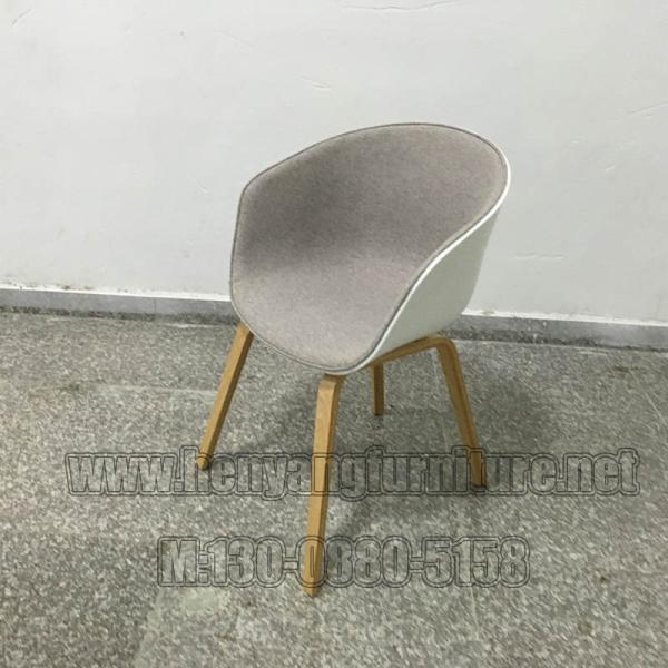 Hay about A Chair with fabric upholstery
