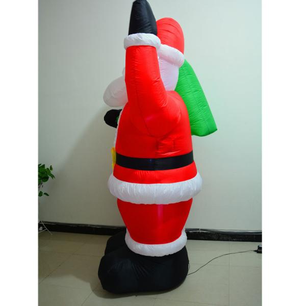 Christmas inflatable santa claus, christmas decoration led inflatable santa claus, santa yard outdoor decoration