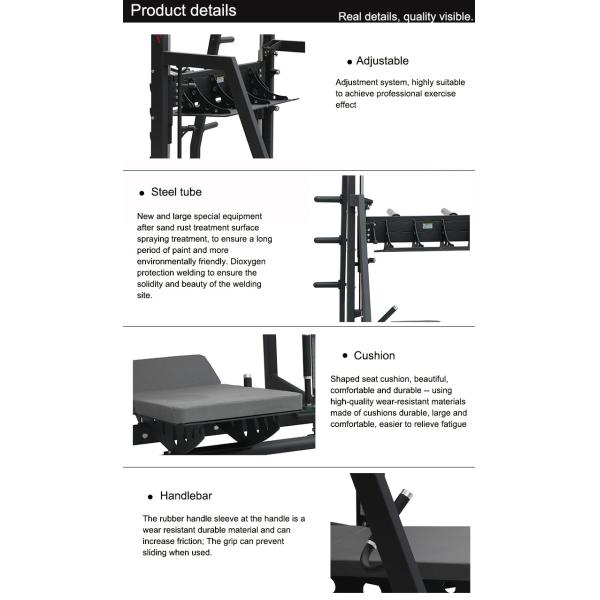Gym Fitness Hammer Strength Plate Loaded Equipment Vertical Leg Press Machine