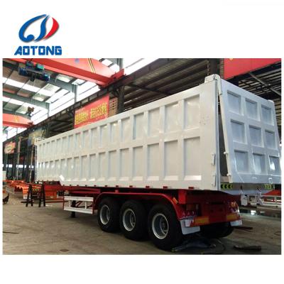 12R22.5 Tires 3 Axle Tipper Semi Trailer for Heavy Duty Cargo Transport