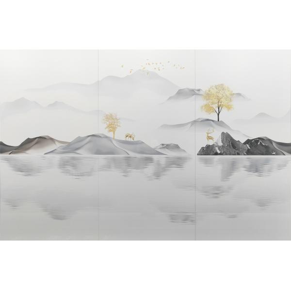 White 900x1800mm Polished Glazed Porcelain Tiles Non-Slip