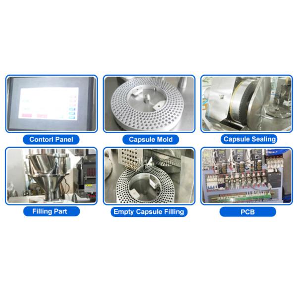 Granular Pellet Pill Sealing Capsule Filling Machine 12000pcs/H