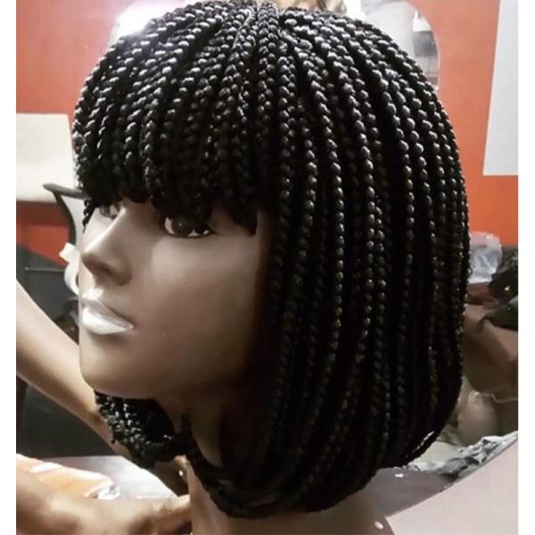 Best Prices Synthetic Hair Wig With Lace Front High Temperature Fiber Hair Color Black