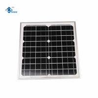 15W 18V Glass Laminated Photovoltaic Solar Panels ZW-15W-18V-M Mono Transparent Solar Panels Charger