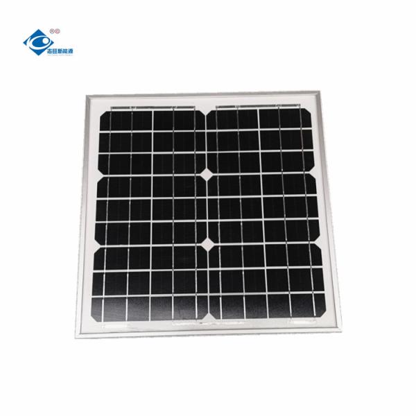 15W 18V Glass Laminated Photovoltaic Solar Panels ZW-15W-18V-M Mono Transparent Solar Panels Charger