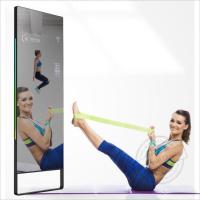 49 polegadas Exercício físico Espelho de tela Treinador virtual 49 Lcd Android Com Análise de Composição Corporal