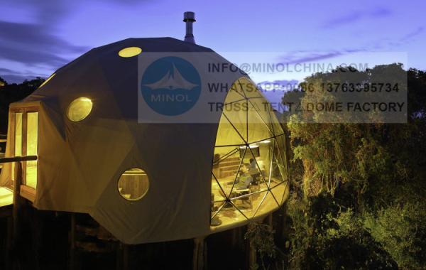 Outdoor Camping House Tent  Transparent Igloo House Geodesic Dome Tent
