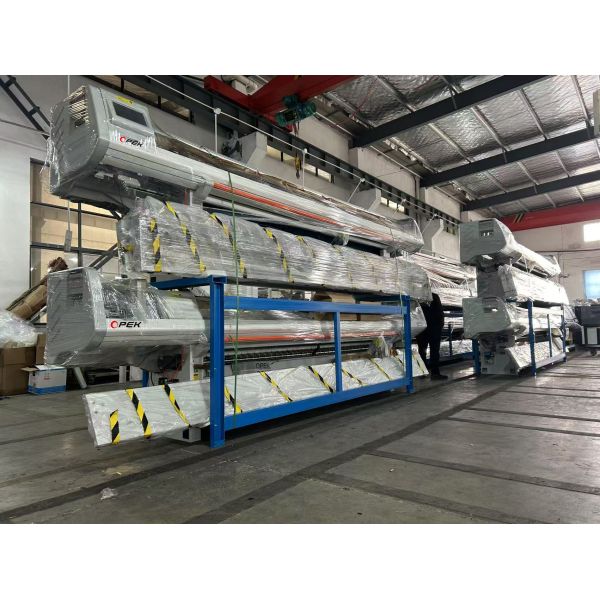 Fashion Flat Double System 52 Inch Computerized  Flat Knitting Machine