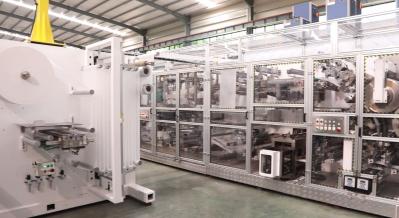 Pulp Molding I Shape Baby Diaper Making Machine 600pcs/min