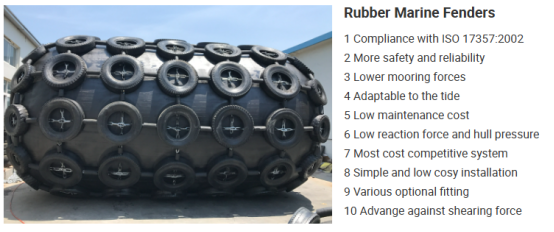 2*3m Marine Yokohama Type 50 Kpa Floating Inflatable Pneumatic Rubber Fender Material Natural Rubber, Rubber Dipped Tyre Cord Fabric