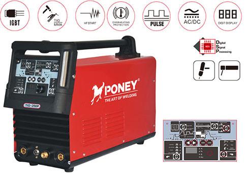 250 Amp IGBT	Pulse Tig Welder For Aluminum & Stainless Steel Soldar