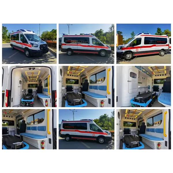 All Driven Diesel 4X4 Van Cargo Model Isuzu Isolation Ambulance