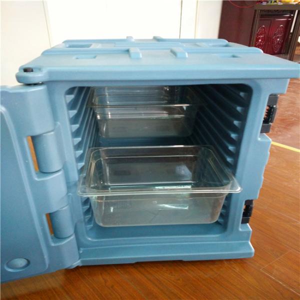 Small Wheels Insulated Transport Box Catering Restaurant  Stackable Hot Boxes Food Warmer