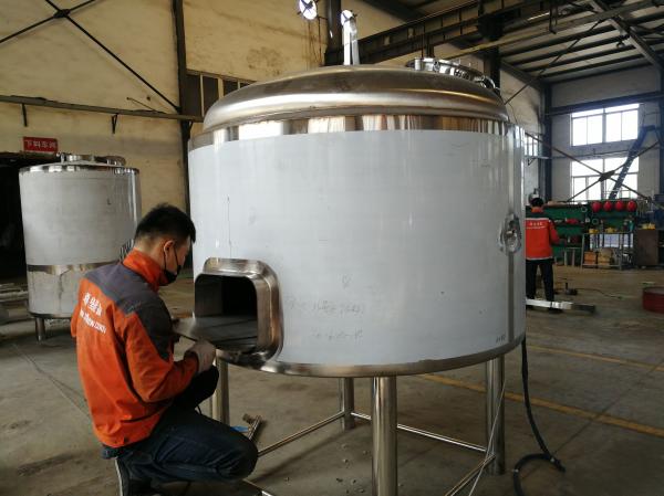Micro 7 Bbl Brewing System HLT Fire Direct Heating Sus 304 Beer Fermenter