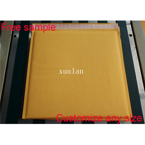 PE Bubble Material Kraft Padded Envelopes Safe For Shipping Certificates 6*10