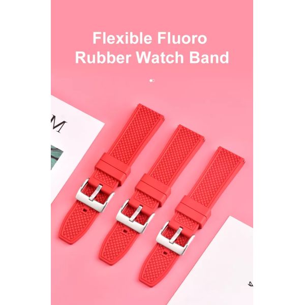 Mesh-textured Convex FKM Rubber Strap · Carnivorous Plant Style | OEM/ODM - SHX