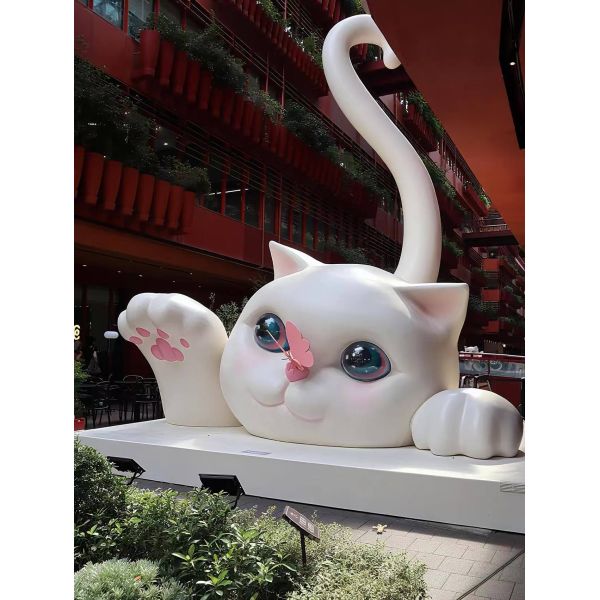 Gradient Realistic Coating FRP Sculpture with Customized Size for Indoor & Outdoor Decoration