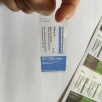 Garrafas de vidro da injeção clara do óleo de Vial Labels For 10ml