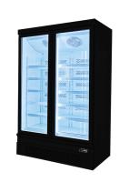 R134a congélateur d'affichage commercial Porte en verre multiple pour congélateur vertical à fond monté à grande échelle