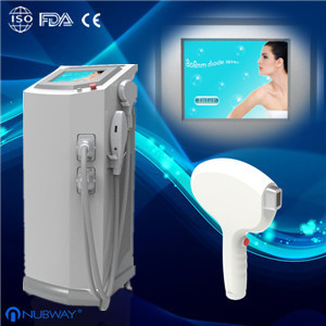 Diode Laser 808nm+IPL Permanent Hair Removal Machine / Equipment 1800W, 70J/c㎡
