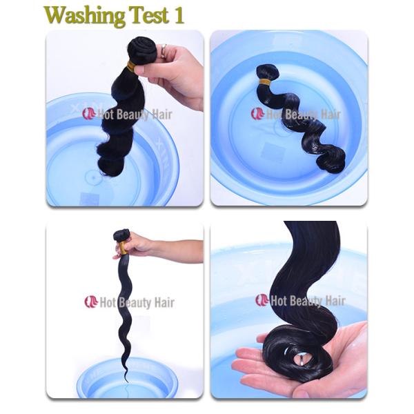 Grade 7A Colored Human Hair Extensions , Spring Curl Virgin Brazilian Hair OEM ODM