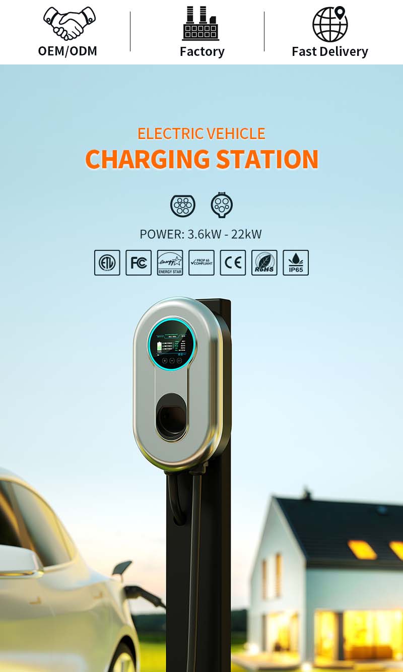 Портативный заряжатель 110-240V уровня 2 EV переходника кабеля 16A с типом 1 штепсельной вилки Schuko