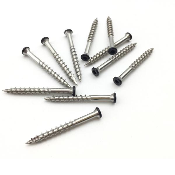 304 A2 Square Drive Colorful Painted Flat Trim Head Stainless Steel Deck Screw