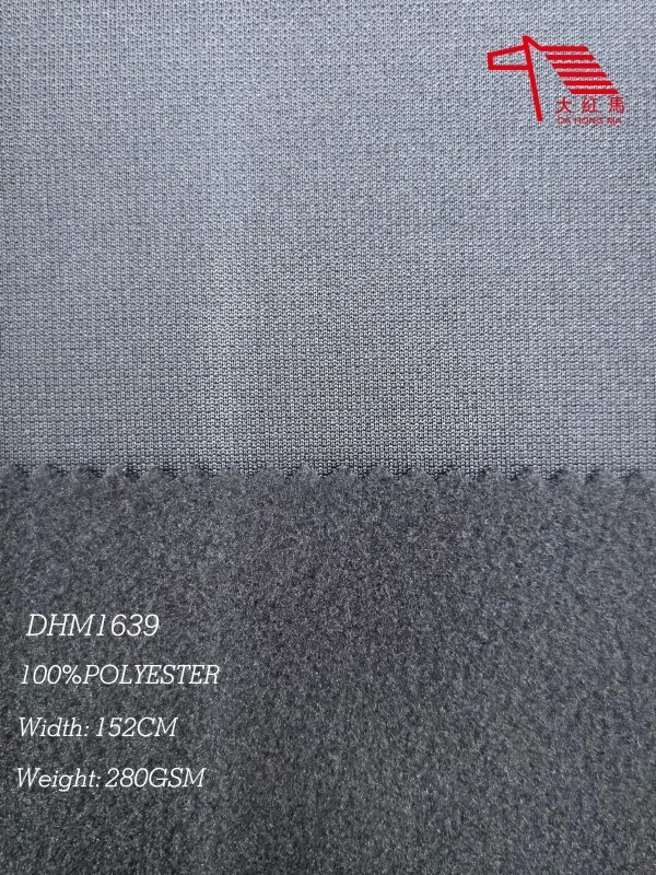 Single Brush Single Shake Polar Fleece Fabric 280GSM for Soft Warm Winter