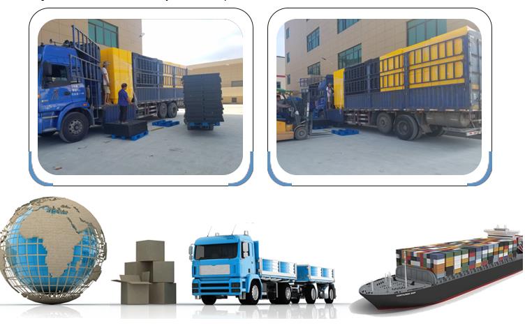 Желтые пластиковые паллеты расслоины для сдерживания расслоины Tote Ibc Totes химического