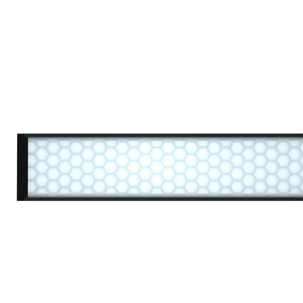 Aluminum PC LED Linear Pendant Office Up/down Wall Light with 110° Beam Angle