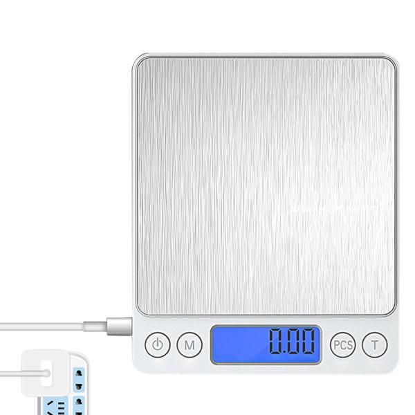 Mini Digital Kitchen Scales 3kg 0.1g 0.01g Weighing Capacity for Lab Balances and Gold Jewelry Weighing in Kitchen