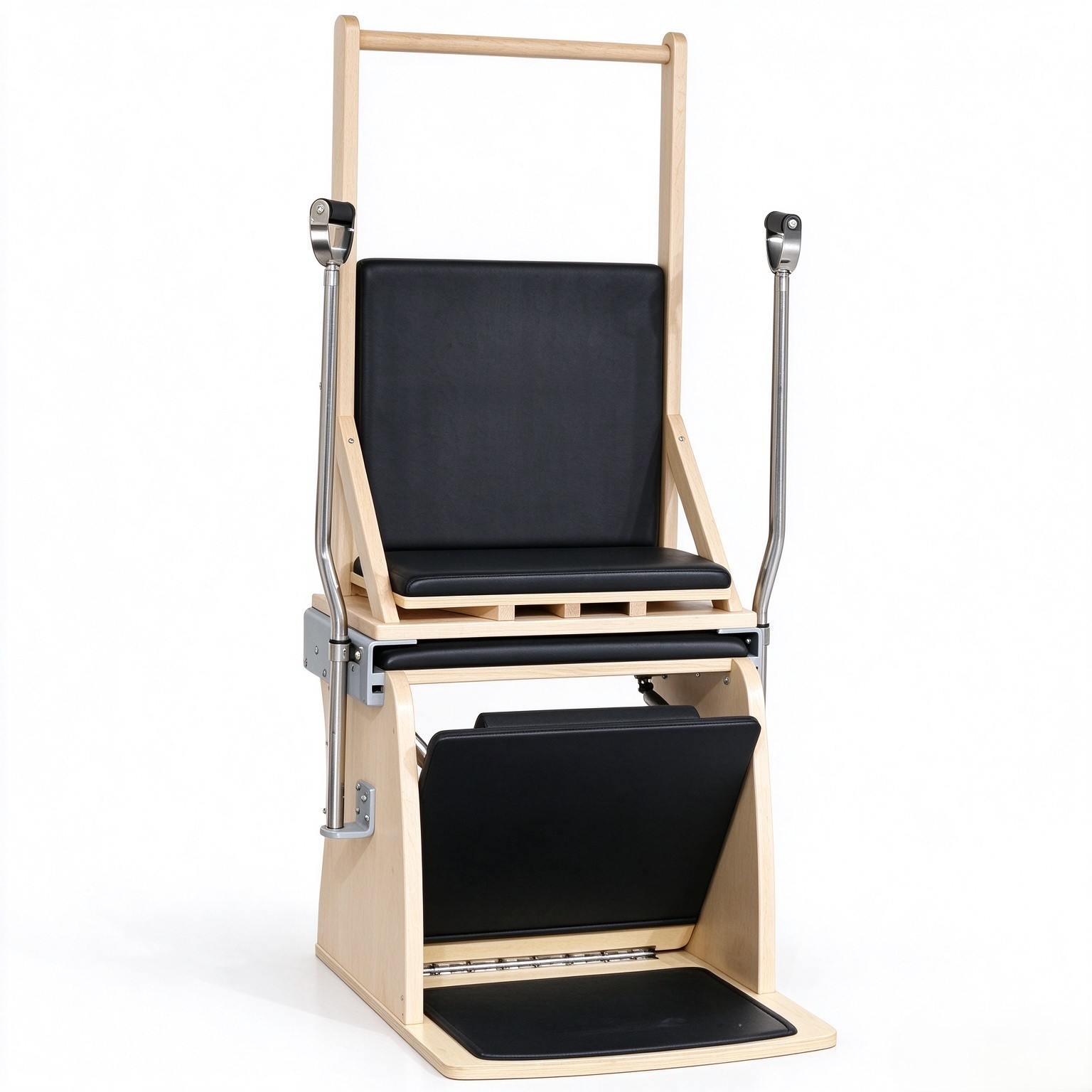 Classical Pilates Wunda Chair High Back Solid Maple Wood yoga apparatus For Rehabilitation Training